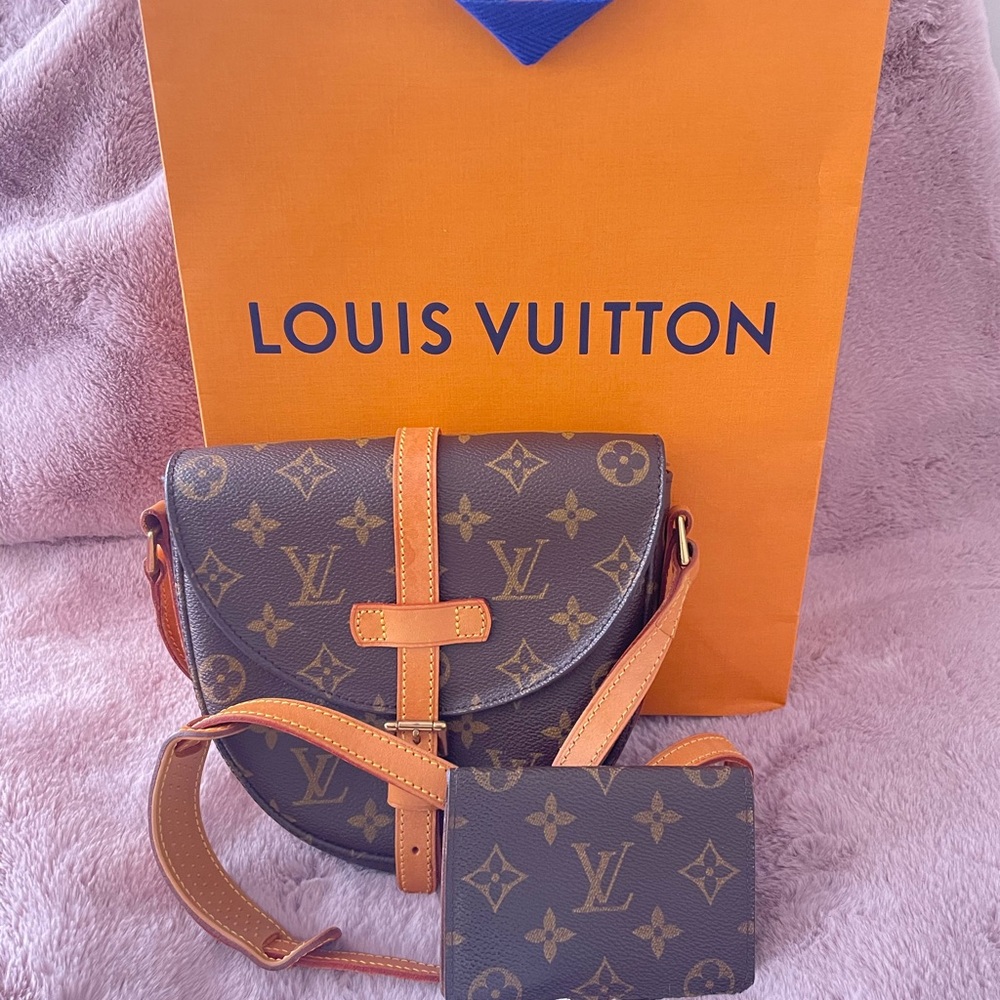 Louis Vuitton Monogram Brown Crossbody Set